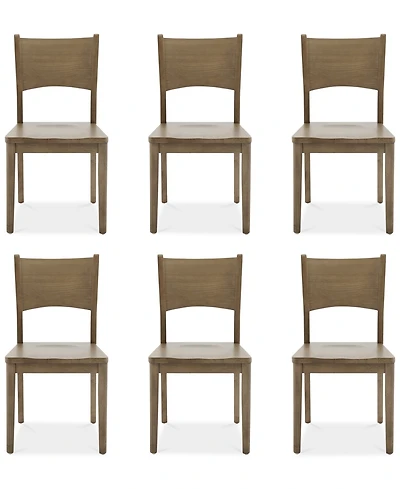 Nordic 6-Pc Side Chair Set