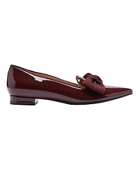 Bandolino Women's Auggie Bow Pointed Toe Tailored Loafers