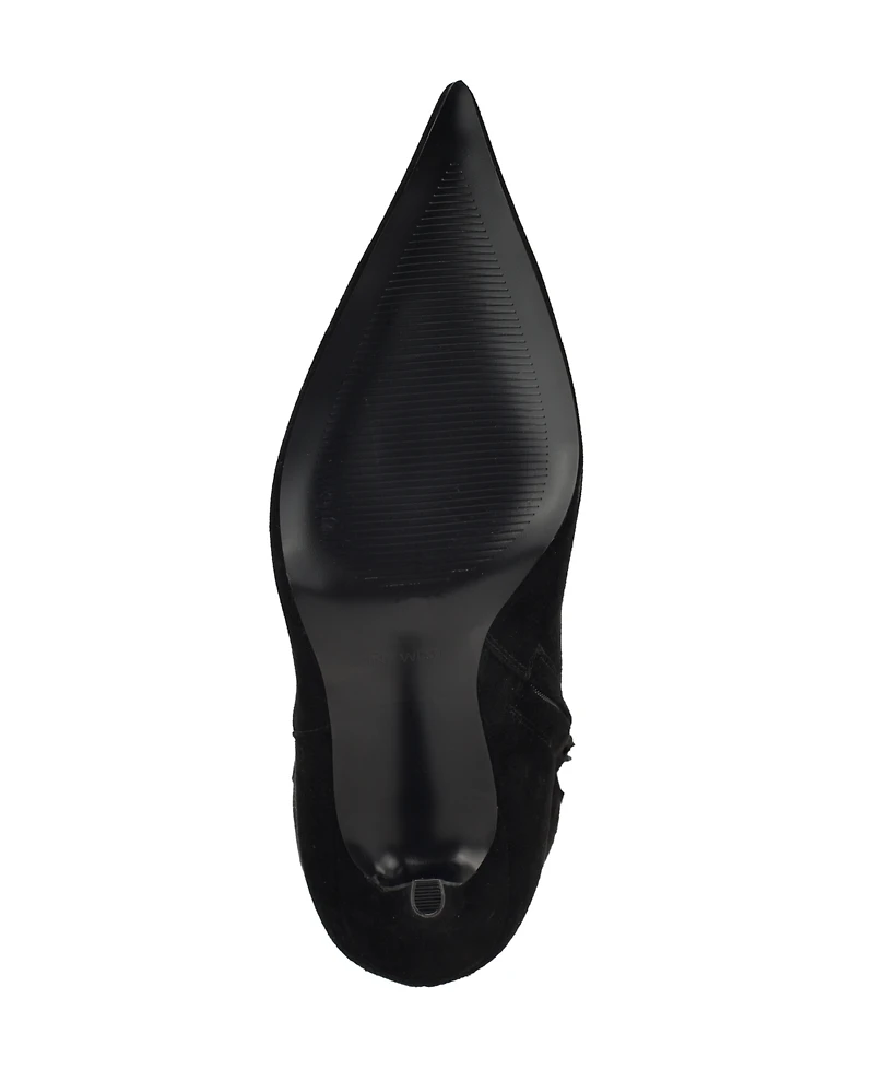 Nine West Women's Gerty Tall Pointy Toe Stiletto Boots