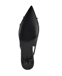 Nine West Women's Evaa Slingback Kitten Heel Pumps