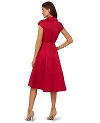 Adrianna Papell Women's Cap-Sleeve High-Low-Hem Dress