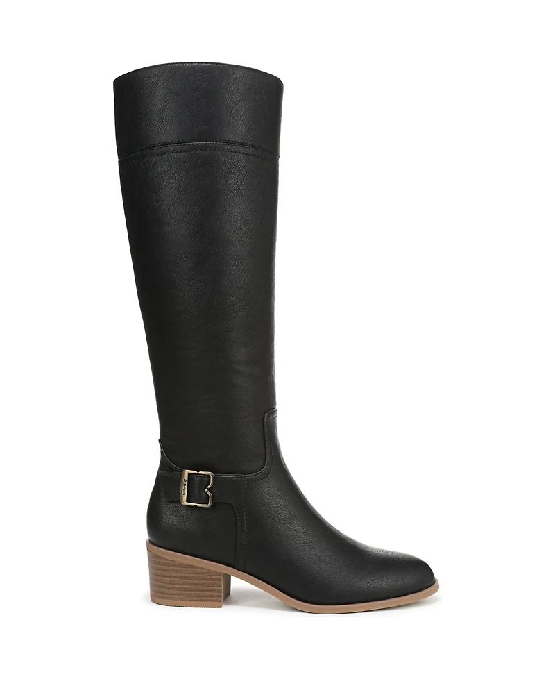 Dr. Scholl's Women's Adeline Block Heel Zip Tall Boots