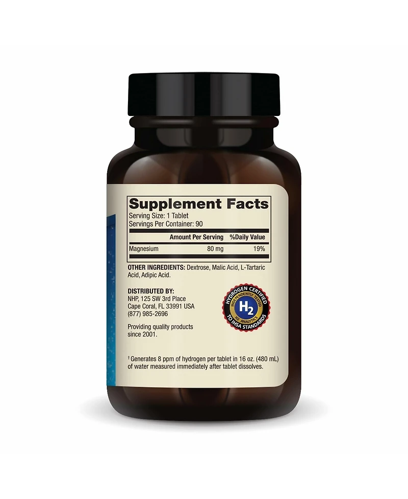 Dr. Mercola H2 Molecular Hydrogen, 90 Servings, Supports Brain Health and Cognitive Function
