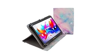 Linsay 10.1"Octa Core 256GB Storage Android 15 Tablet with Pink Marble Case