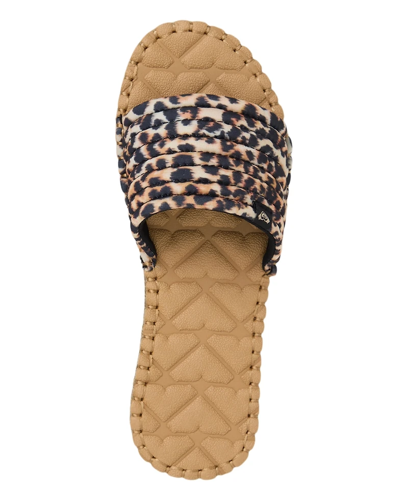 Roxy Women's Shoresoft Sld Round Toe Flat Sandals