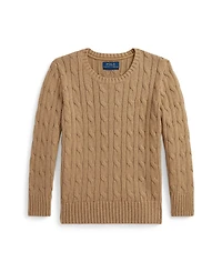 Polo Ralph Lauren Toddler and Little Boys Cable-Knit Cotton Sweater