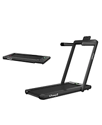 2.25HP 2 in 1 Folding Treadmill with App Speaker Remote Control