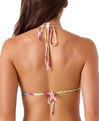 Roxy Juniors' Hot Tropics Reversible Mini Tiki Triangle Bikini Top