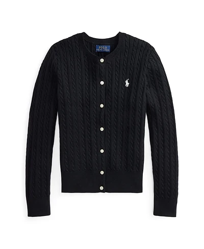 Polo Ralph Lauren Girls 2T-16 Cable-Knit Cotton Cardigan