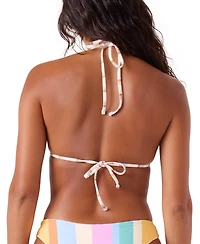 Roxy Juniors' Go My Way Reversible Triangle Bikini Top