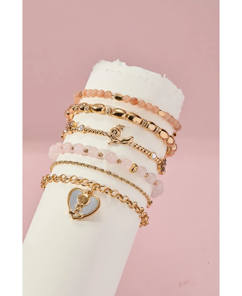 Alex and Ani Looney Tunes Tweety Beaded Stretch Bracelet
