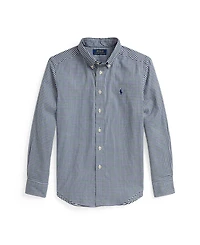 Polo Ralph Lauren Big Boys Gingham Performance Canvas Shirt