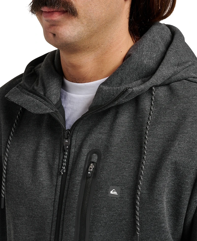 Quiksilver Waterman Men's Departure Zip Fleece Sweatshirt