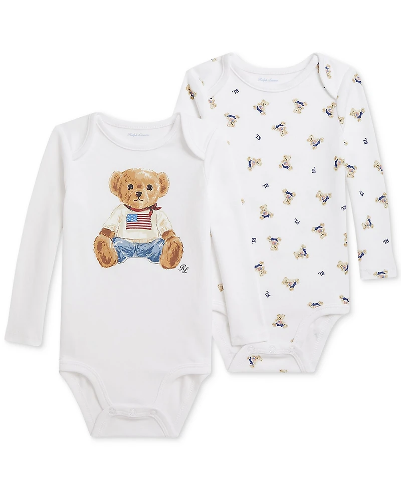 Polo Ralph Lauren Baby Boys 2-Pk. Cotton Bodysuits