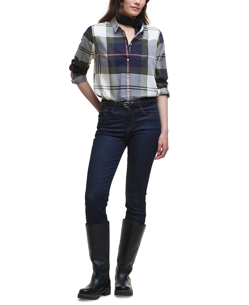 Barbour Women's Mooreland Plaid Button-Front Shirt