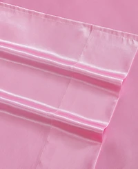 Betsey Johnson Solid Satin 3-Pc. Sheet Set, Twin Xl