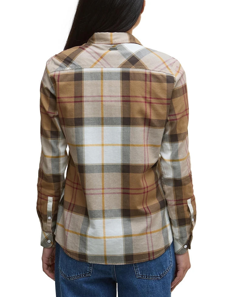 Barbour Women's Plaid Button-Front Shirt