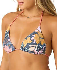 O'Neill Women's Mila Floral Venice Reversible Bikini Top