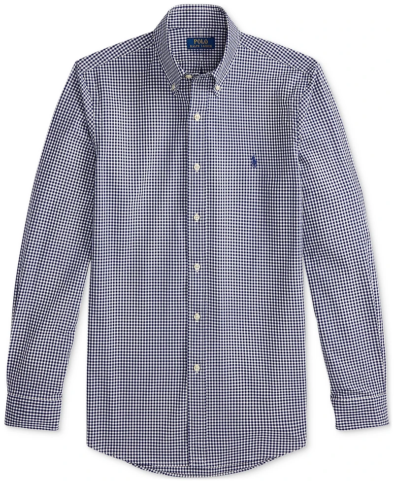Polo Ralph Lauren Men's Slim-Fit Gingham Stretch Poplin Shirt
