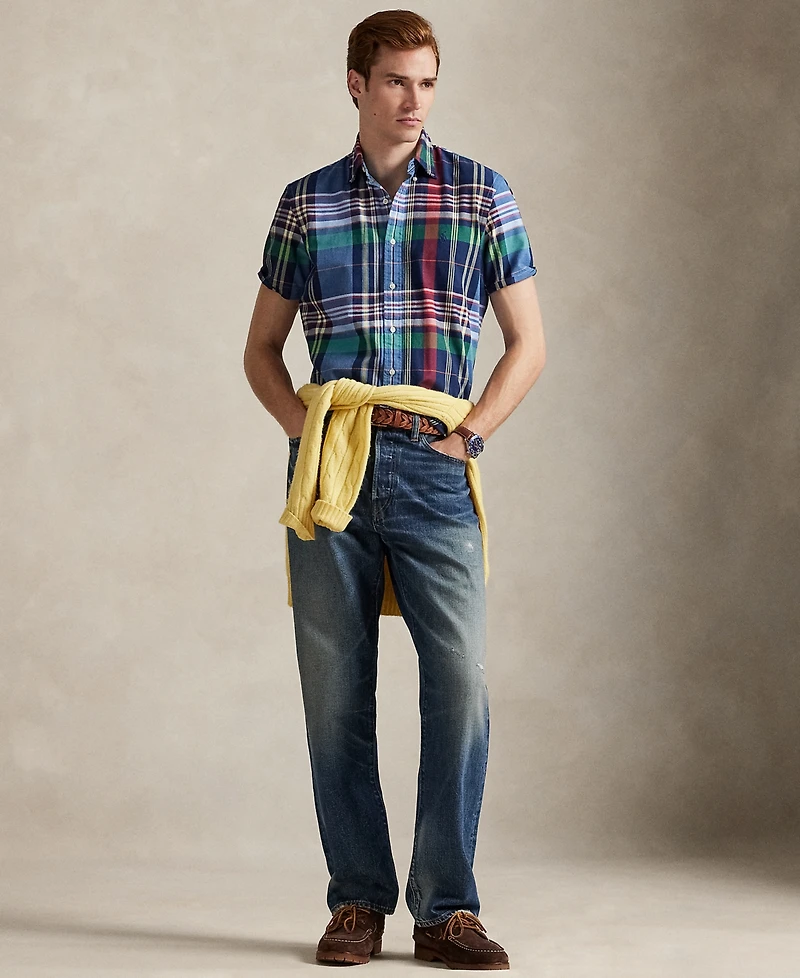 Polo Ralph Lauren Men's Classic-Fit Yarn-Dyed Plaid Cotton Oxford Button-Down Shirt