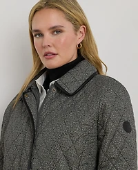 Lauren Ralph Women's Plus Quilted Coat, Exclusively for Macys