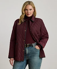 Lauren Ralph Women's Plus Quilted Coat, Exclusively for Macys