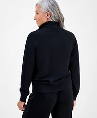 Style & Co Petite Cloud Fleece Half-Zip Sweatshirt, Macy's Exclusive