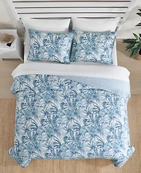 Tommy Bahama Aubrey Cotton Reversible 3-Pc. Quilt Set