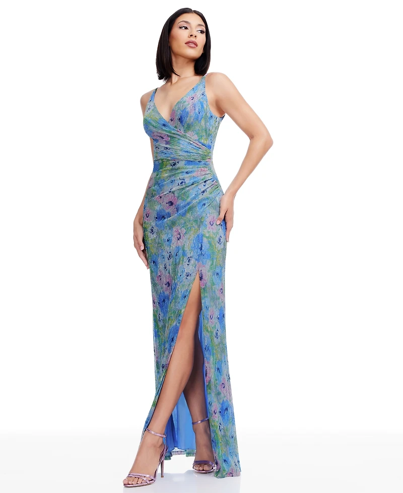 Dress the Population Women's Jordan Plisse-Knit Bodycon