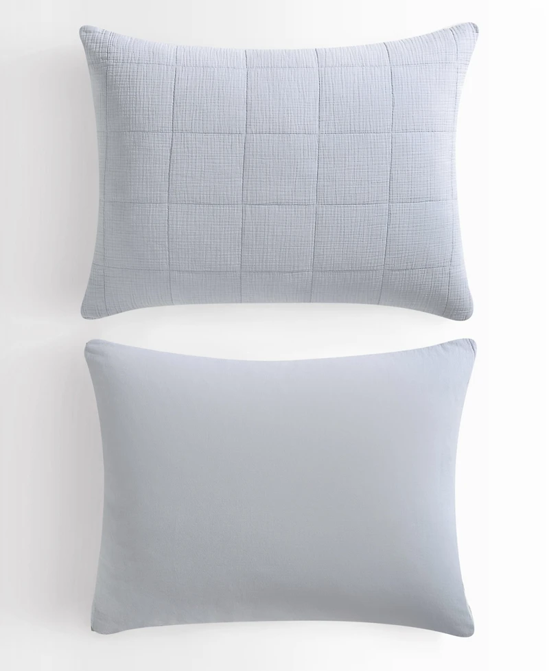 Calvin Klein Cotton Gauze Solid 3-Pc. Quilt Set
