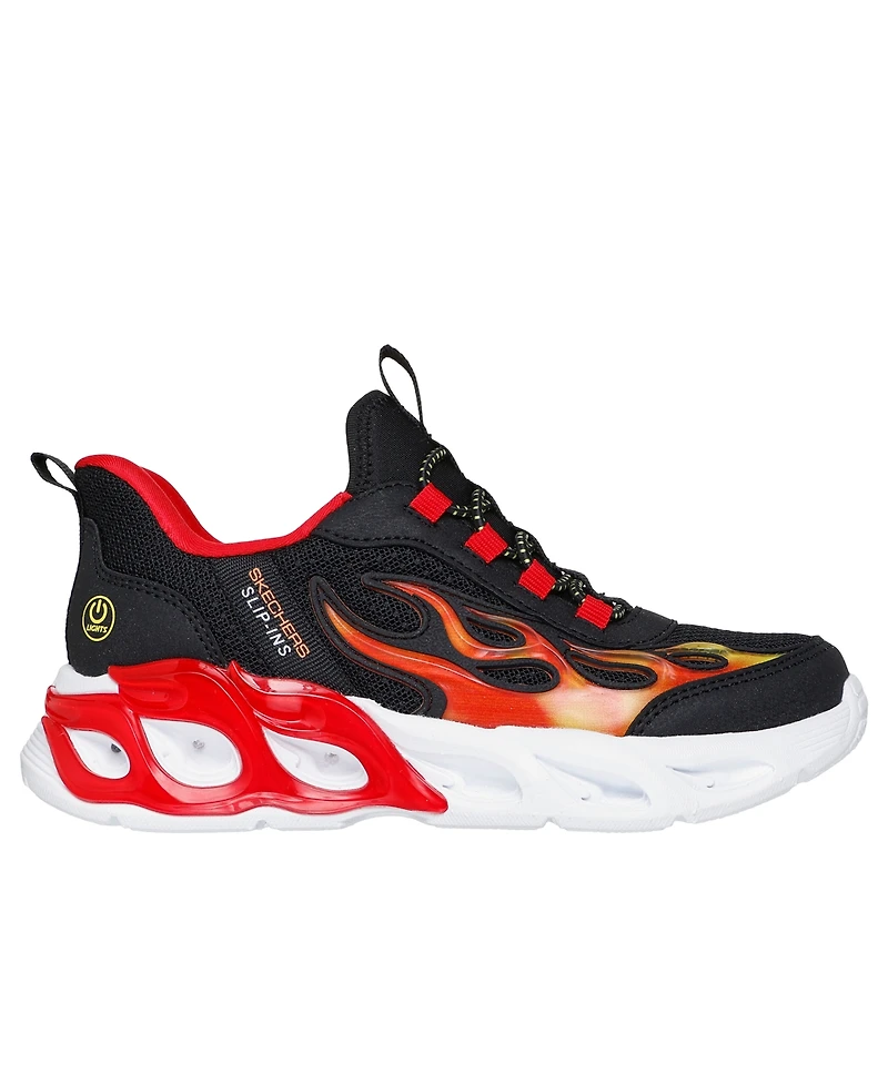 Skechers Little Boys Slip-Ins: S-Lights: Thermo Flash 2.0 - Heat-Brisk Light-Up Casual Sneakers from Finish Line
