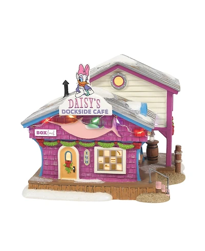 Department 56 Daisy's Dockside Cafe Disney Village House