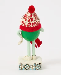 Jim Shore M and M'S Green Character with Scarf