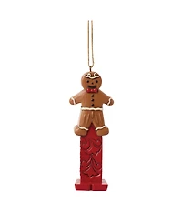 Jim Shore Gingerbread Man Pez Ornament