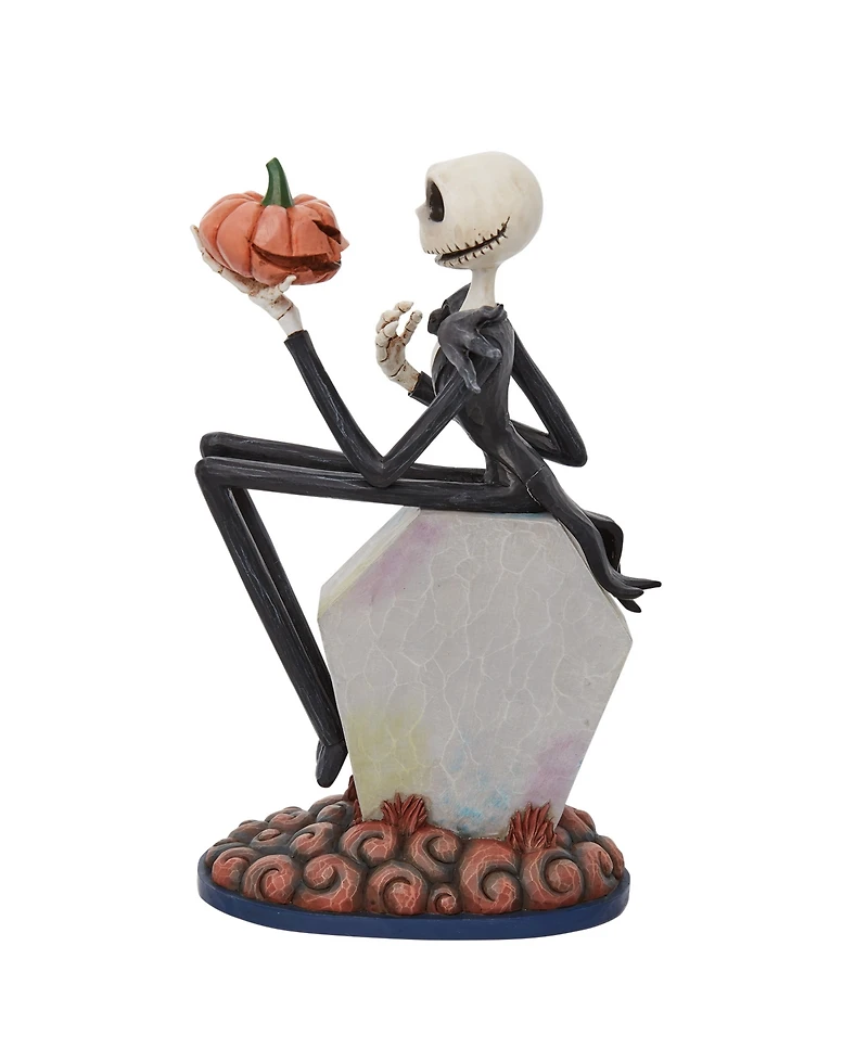 Jim Shore Disney Traditions Jack On Gravestone
