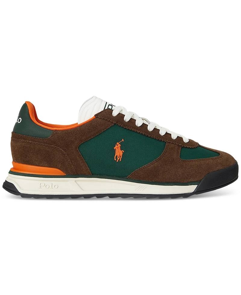 Polo Ralph Lauren Men's Suede & Nylon Varick Sneakers