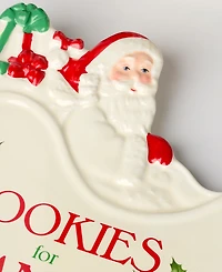 Lenox Holiday Cookies & Milk for Santa Serving Set