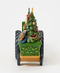 Jim Shore John Deere Santa On Tractor with Toys