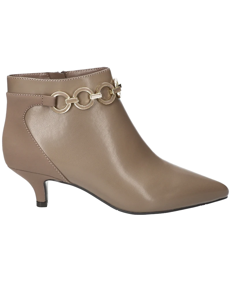 Easy Street Women's Jinx Ankle Zipper Dress Booties