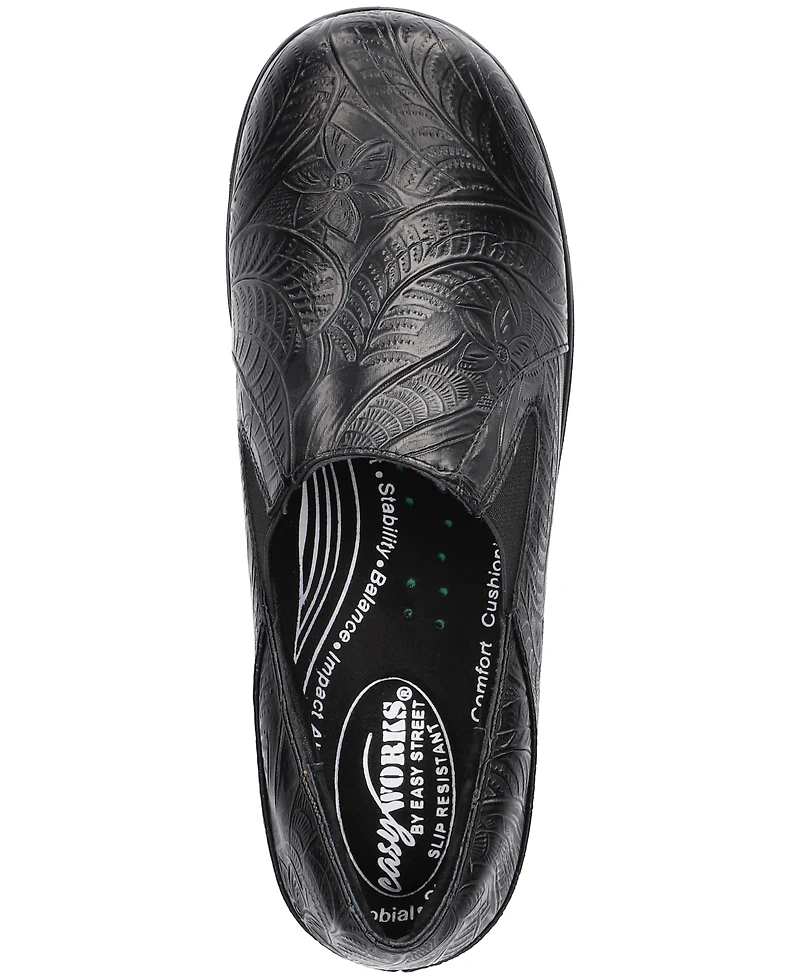 Easy Street Women's Domino Slip Resistant Clogs