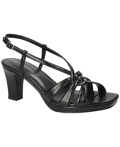Easy Street Women's Valorie Square Toe Platform Sandals