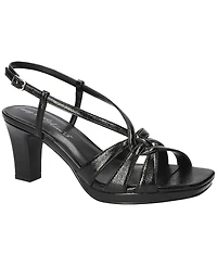 Easy Street Women's Valorie Square Toe Platform Sandals