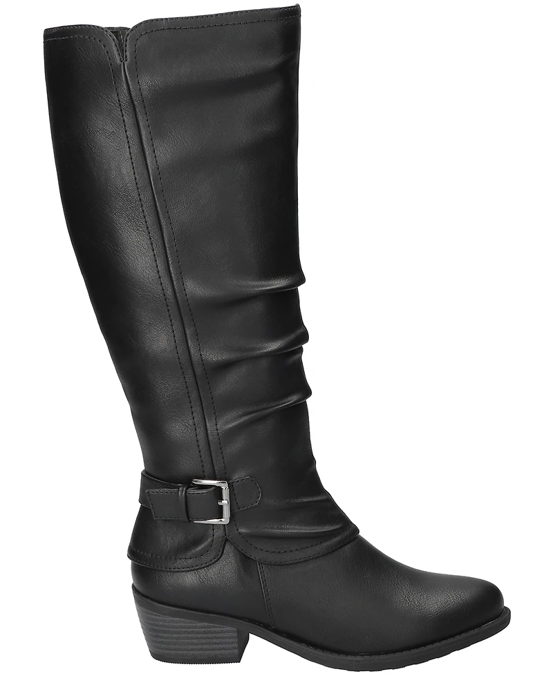 Easy Street Women's Tenille Tall Zipper Boots