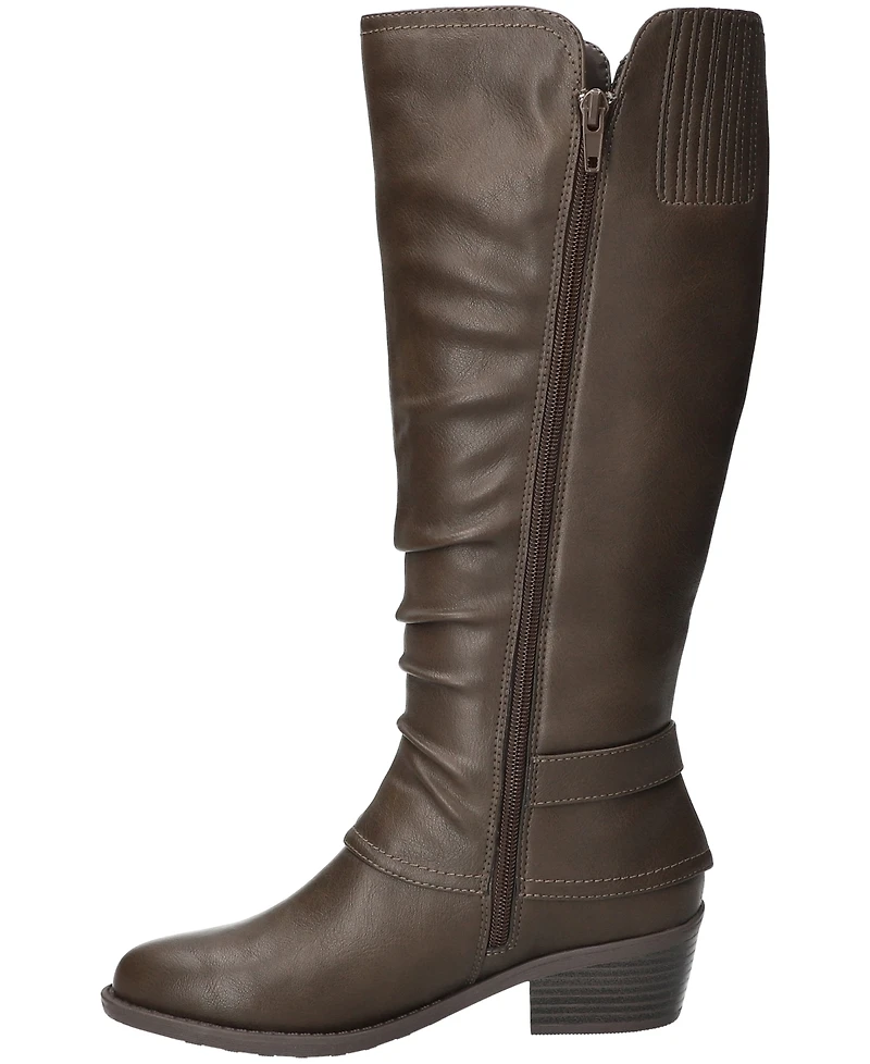 Easy Street Women's Tenille Tall Zipper Boots