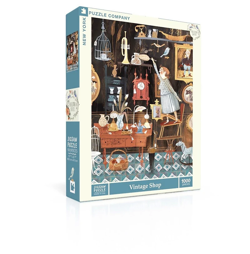 New York Puzzle Company Vintage Shop 1000 Piece Puzzle
