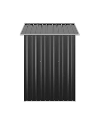 Mondawe 4.1"x9.2" Outdoor Storage Shed, Huge Metal Shed with 2 Double Hinged Doors