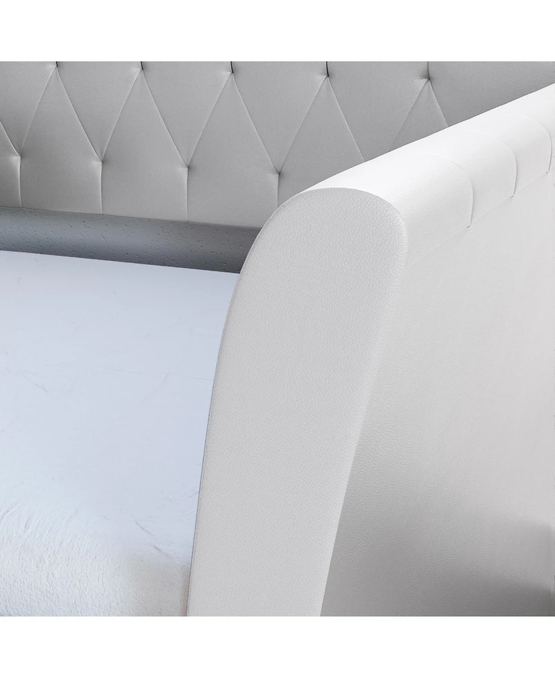 Boyd Sleep St. Ives Daybed, Upholstered, White, Twin