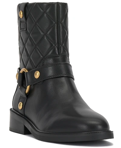 Vince Camuto Women's Amais Full Zip Closure Moto Booties