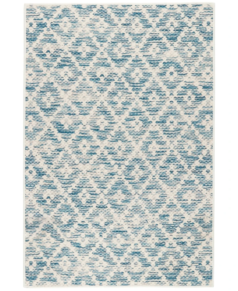 Dash and Albert Rugs by Annie Selke Melange Diamond Machine Washable DA2045 3'x5' Area Rug