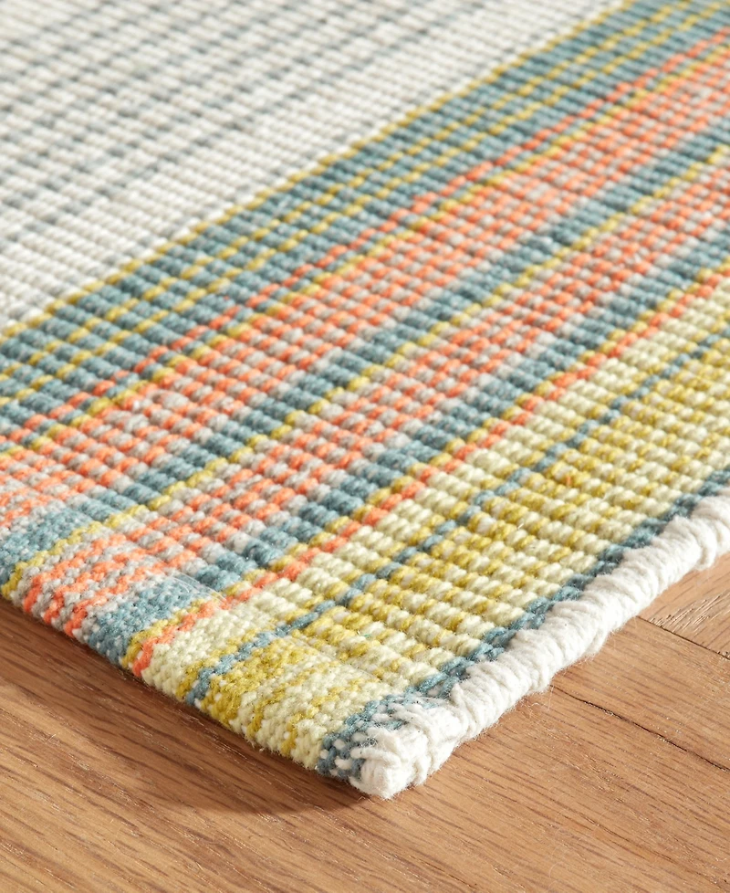 Dash and Albert Rugs by Annie Selke Sloane Stripe DA2027 8'x10' Area Rug